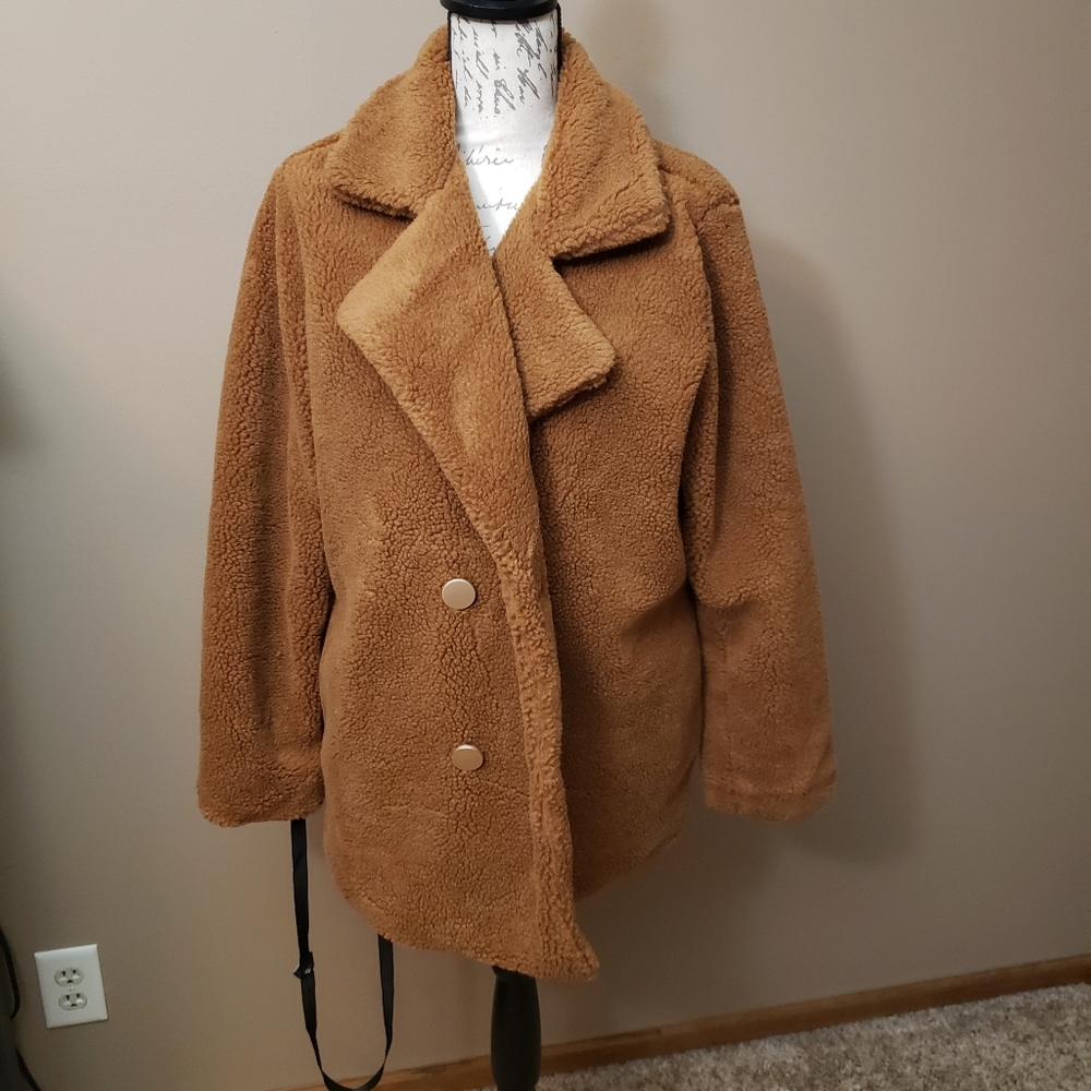 Boohoo Teddy Coat